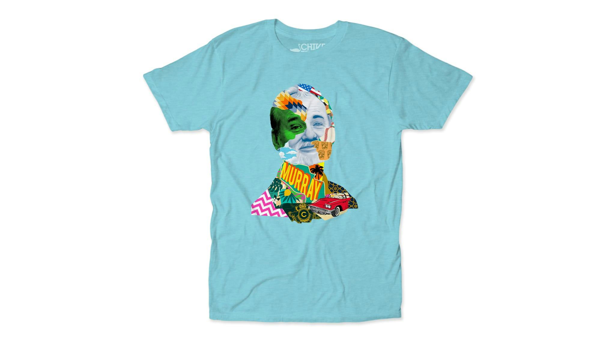 men's murray collage tahiti blue tee